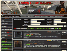 Tablet Screenshot of adrenalinegamer.org